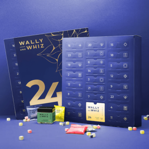 Blå Slik Julekalender fra Wally and Whiz